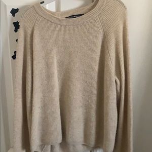 Beige sweater from Brandy Melville